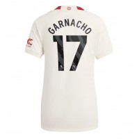 Camisa de time de futebol Manchester United Alejandro Garnacho #17 Replicas 3º Equipamento Feminina 2023-24 Manga Curta